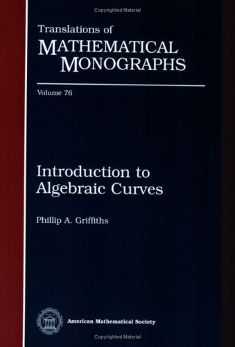 Introduction To Algebraic Curves,Used