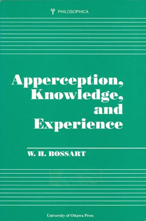 Apperception, Knowledge, and Experience (Philosophica),Used