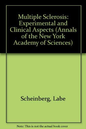 Multiple Sclerosis: Experimental and Clinical Aspects (Annals of the New York Academy of Sciences),Used