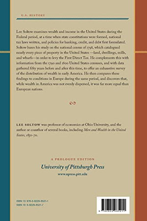 Distribution of Wealth and Income in the United States in 1798,Used