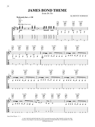 James Bond 007 Collection for Guitar: Easy Guitar Tab, Book & DVDROM (Easy Guitar Tab Editions),Used