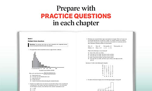 AP Statistics: With 6 Practice Tests (Barron's Test Prep),Used