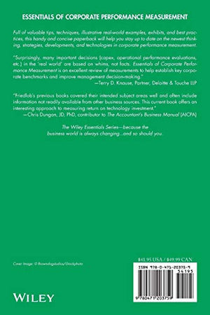 Essentials Of Corporate Performance Measurement,New