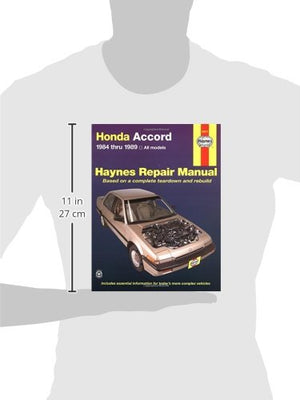 Honda Accord 1984 Thru 1989 All Models (Haynes Repair Manual)