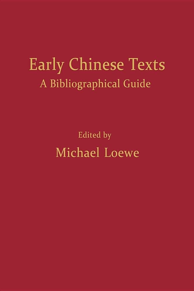 Early Chinese Texts: A Bibliographic Guide (Early China Special Monograph) (English and Chinese Edition),Used