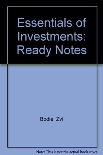 Ready Notes to accompany Essentials of Investments,Used