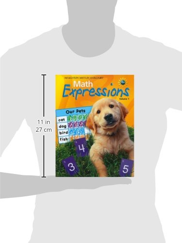 Math Expressions: Student Activity Book Softcover, Volume 1 Level K 2009,Used
