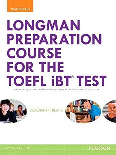Longman Preparation Course for the TOEFL iBT Test, with MyLab English and online access to MP3 files, without Answer Key,New