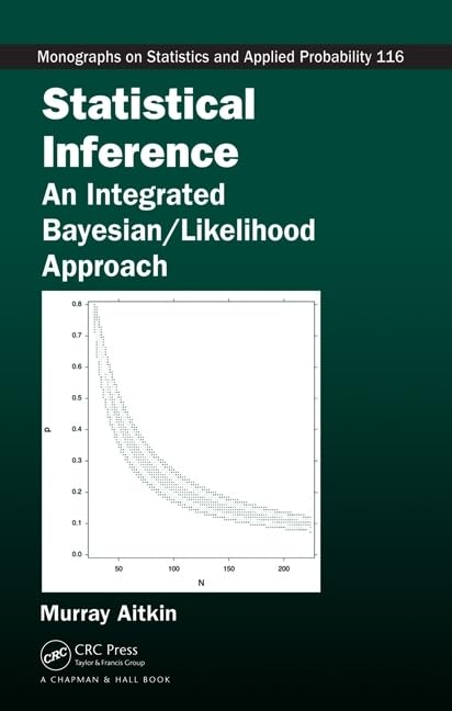 Statistical Inference: An Integrated Bayesian/Likelihood Approach (CRC Monographs on Statistics & Applied Probability (Hardcover,Used