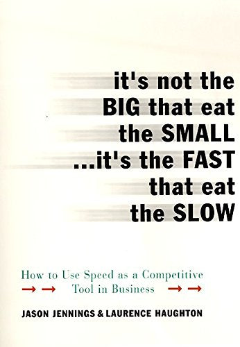 Its Not the Big that Eat the Small...Its the Fast that Eat the Slow,Used