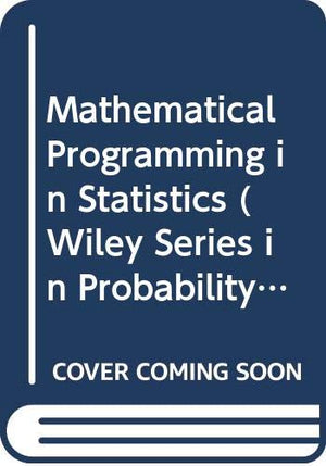 Mathematical Programming In Statistics (Wiley Series In Probability And Statistics),Used