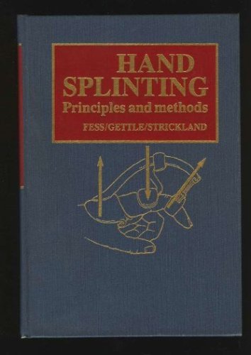 Hand Splinting: Principles And Methods,Used