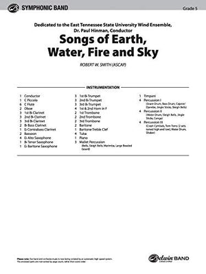 Songs of Earth, Water, Fire and Sky (Belwin Symphonic Band),Used