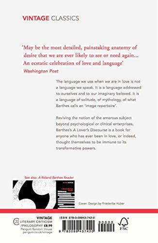 A Lover'S Discourse: Fragments,New