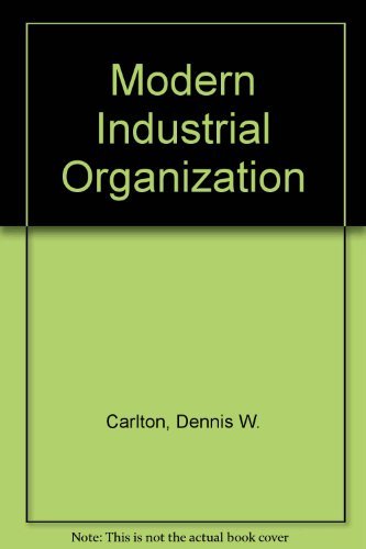 Modern Industrial Organization,New