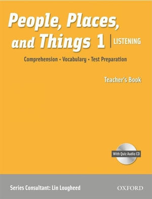 People, Places and Things 1 Listening Teacher's Book Work CD Pack,Used