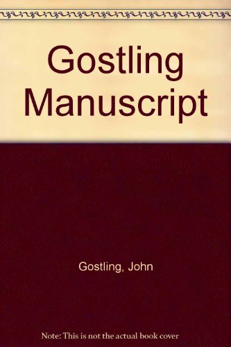 The Gostling Manuscript,Used