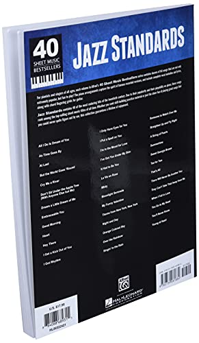 Jazz Standards: 40 Sheet Music Bestsellers Series