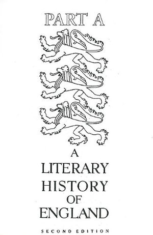 A Literary History of England (2nd Edition),New