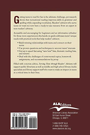 Serving Teens through Readers' Advisory (ALA Readers' Advisory Series),Used