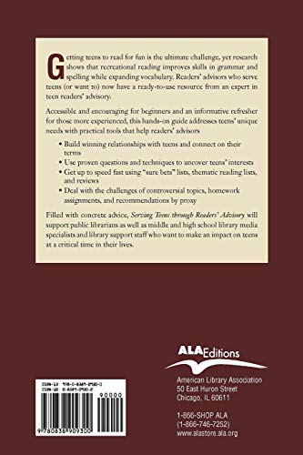 Serving Teens through Readers' Advisory (ALA Readers' Advisory Series),Used