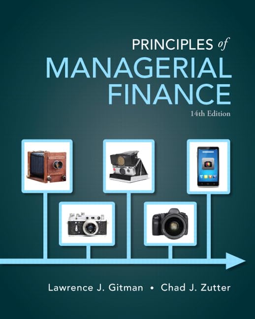 Principles Of Managerial Finance (14Th Edition)