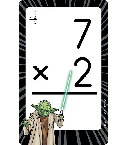Disney Learning Star Wars Multiplication Flash Cards, 3Rd Grade, 4Th Grade And 5Th Grade Times Table Flash Cards, Multiplication