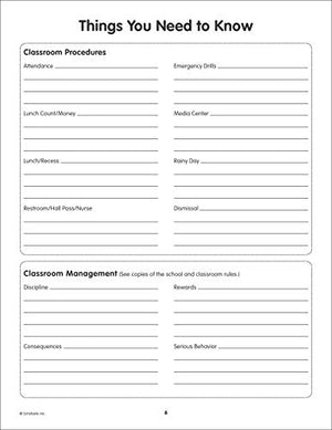 Substitute Teacher Supreme Folder,Used