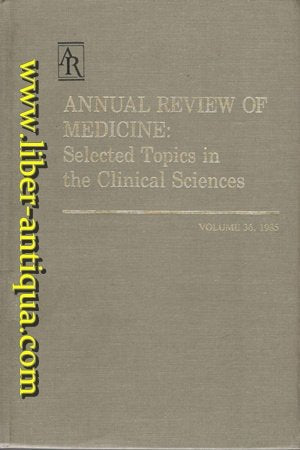 Annual Review of Medicine: 1985,Used