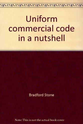 Uniform commercial code in a nutshell (Nutshell series),Used