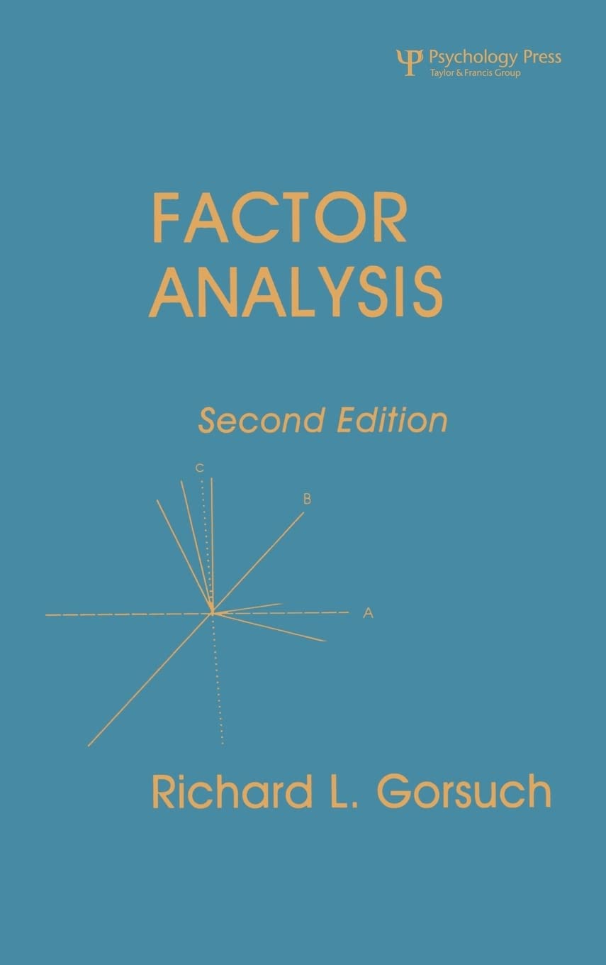 Factor Analysis, 2nd Edition,New