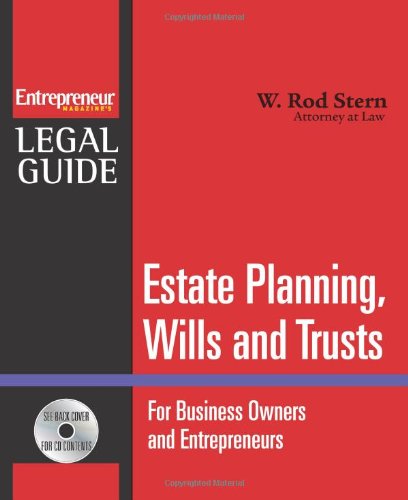 Estate Planning, Wills and Trusts : For Business Owners and Entrepreneurs (Entrepreneur Legal Guides)