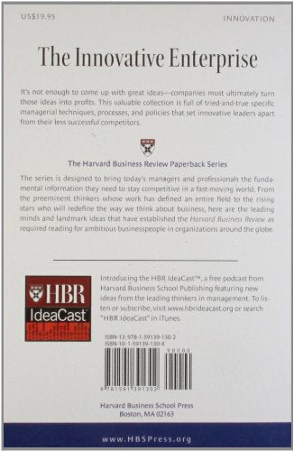 Harvard Business Review on the Innovative Enterprise (Harvard Business Review Paperback Series),Used