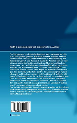 Kundenbindung und Kundenwert (German Edition),Used