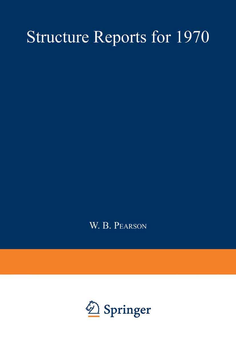 Structure Reports for 1970 (Structure Reports A, 35),Used