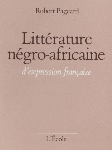 litterature negro afriquaine,Used