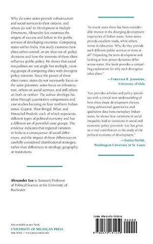 Development in Multiple Dimensions: Social Power and Regional Policy in India (New Comparative Politics),Used