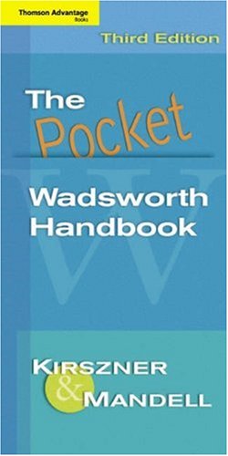 Cengage Advantage Books: The Pocket Wadsworth Handbook (Thomson Advantage),Used