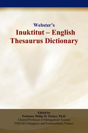 Websters Inuktitut  English Thesaurus Dictionary,Used