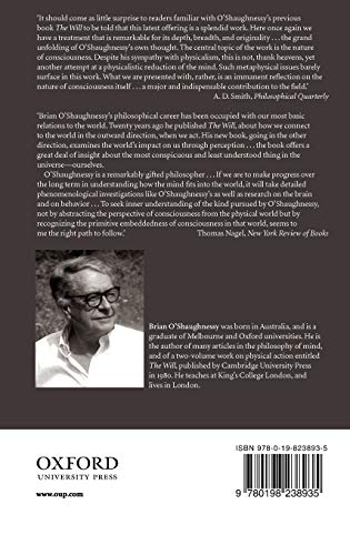 Consciousness and the World,New