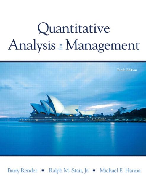 Quantitative Analysis for Management,Used