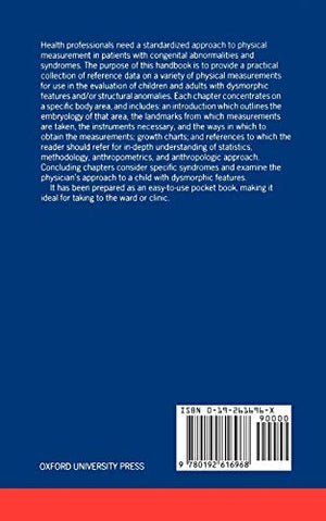 Handbook Of Normal Physical Measurements