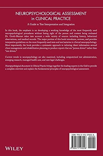 Neuropsychological Assessment in Clinical Practice: A Guide to Test Interpretation and Integration,Used