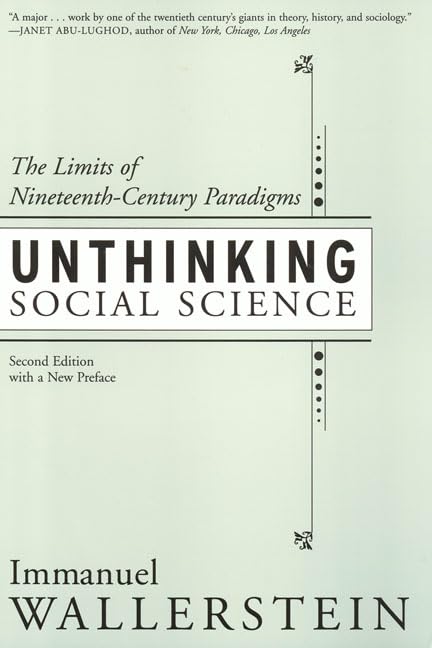 Unthinking Social Science: Limits Of 19Th Century Paradigms,Used