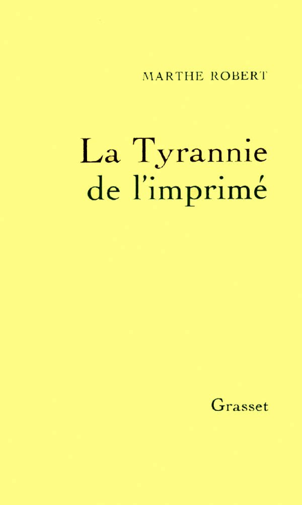 La tyrannie de l'imprim,Used
