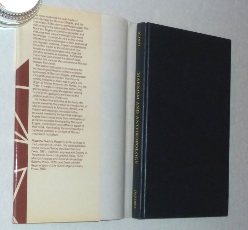 Marxism and anthropology: The history of a relationship (Marxist introductions),Used