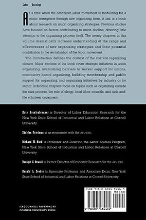 Organizing To Win: New Research On Union Strategies,Used