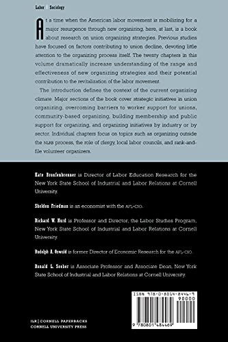 Organizing To Win: New Research On Union Strategies,Used