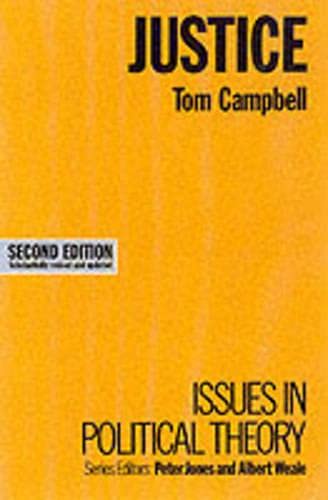 Justice (Issues in Political Theory S),Used