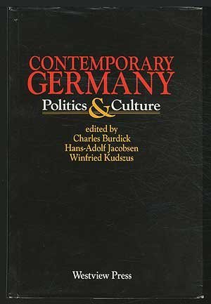 Contemporary Germany: Politics And Culture,Used